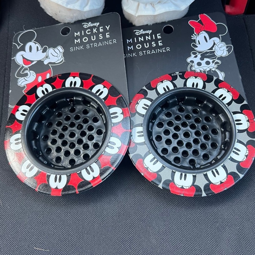 Mickey & Minnie Mouse Sink Strainers
